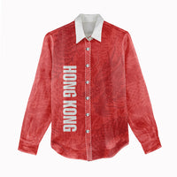 Custom Hong Kong Rugby 2026 Women Casual Shirt Go Dragon Red Version
