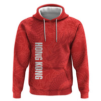 Custom Hong Kong Rugby 2026 Zip Hoodie Go Dragon Red Version