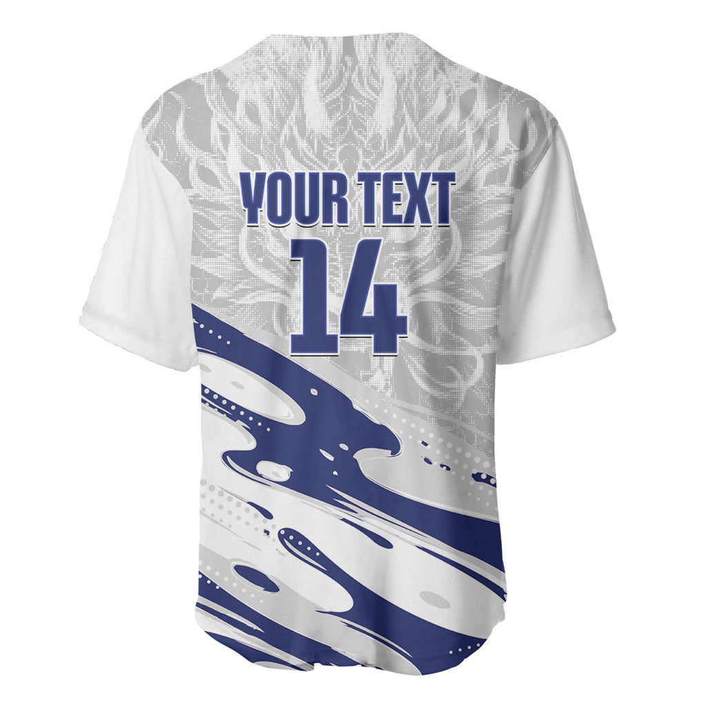 Custom Hong Kong Rugby 2026 Baseball Jersey Go Dragon White Version