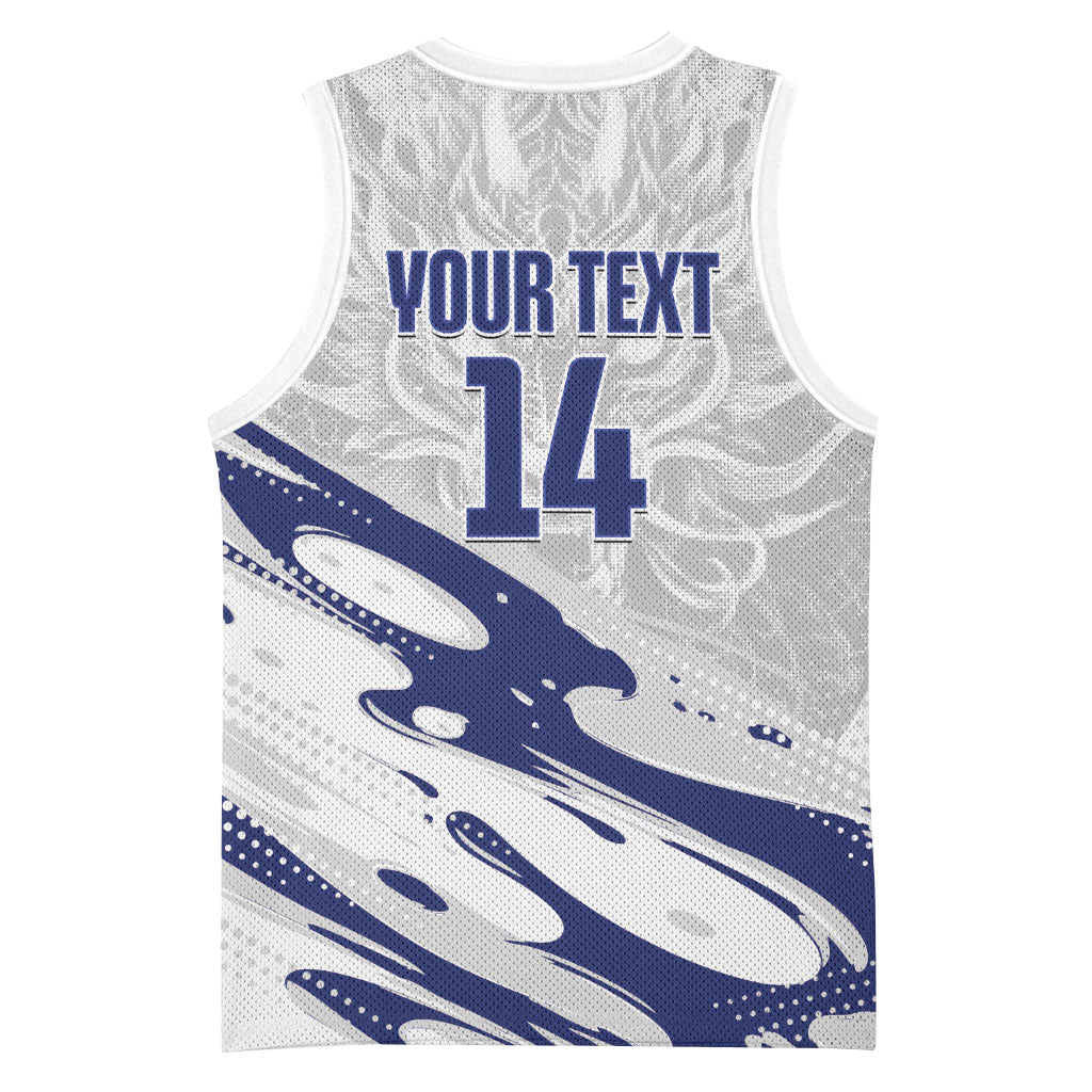 Custom Hong Kong Rugby 2026 Basketball Jersey Go Dragon White Version
