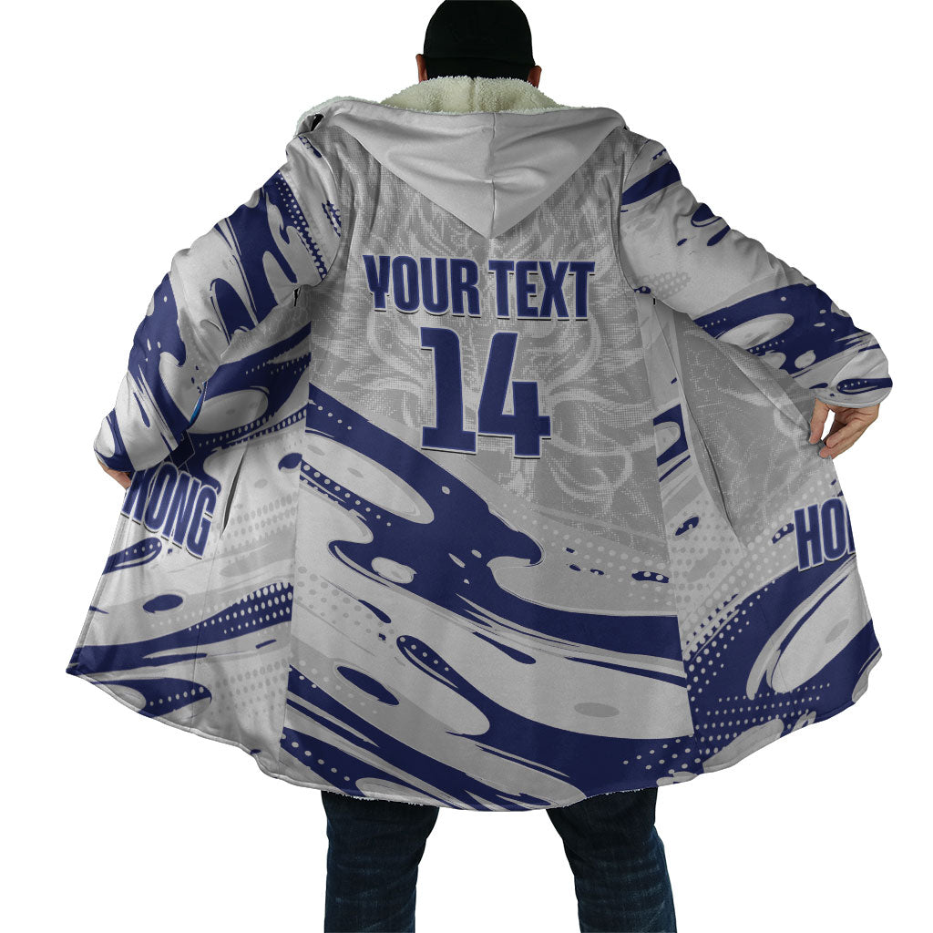Custom Hong Kong Rugby 2026 Cloak Go Dragon White Version