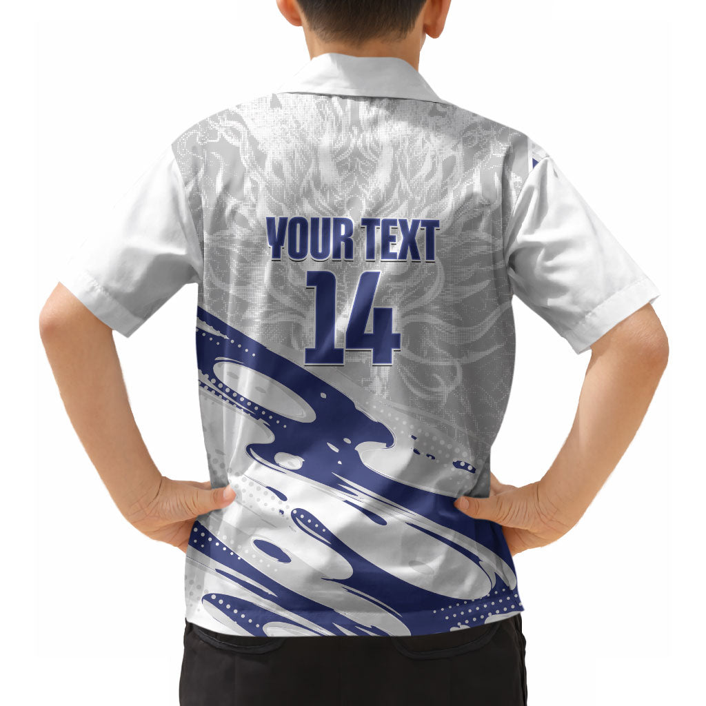 Custom Hong Kong Rugby 2026 Hawaiian Shirt Go Dragon White Version