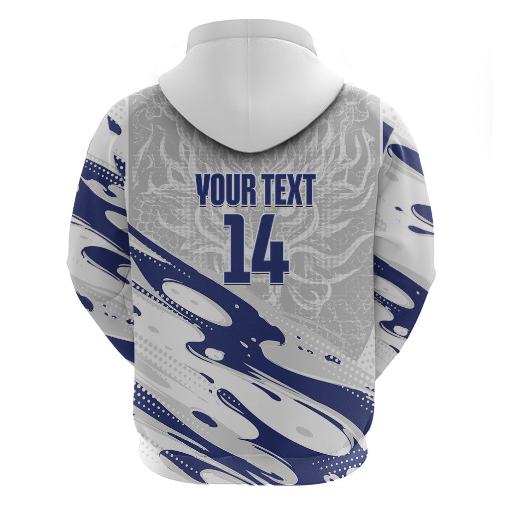Custom Hong Kong Rugby 2026 Hoodie Go Dragon White Version