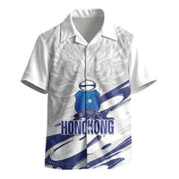 Custom Hong Kong Rugby 2026 Kid Hawaiian Shirt Go Dragon White Version