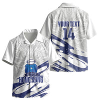 Custom Hong Kong Rugby 2026 Kid Hawaiian Shirt Go Dragon White Version