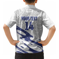Custom Hong Kong Rugby 2026 Kid Hawaiian Shirt Go Dragon White Version