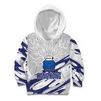 Custom Hong Kong Rugby 2026 Kid Hoodie Go Dragon White Version