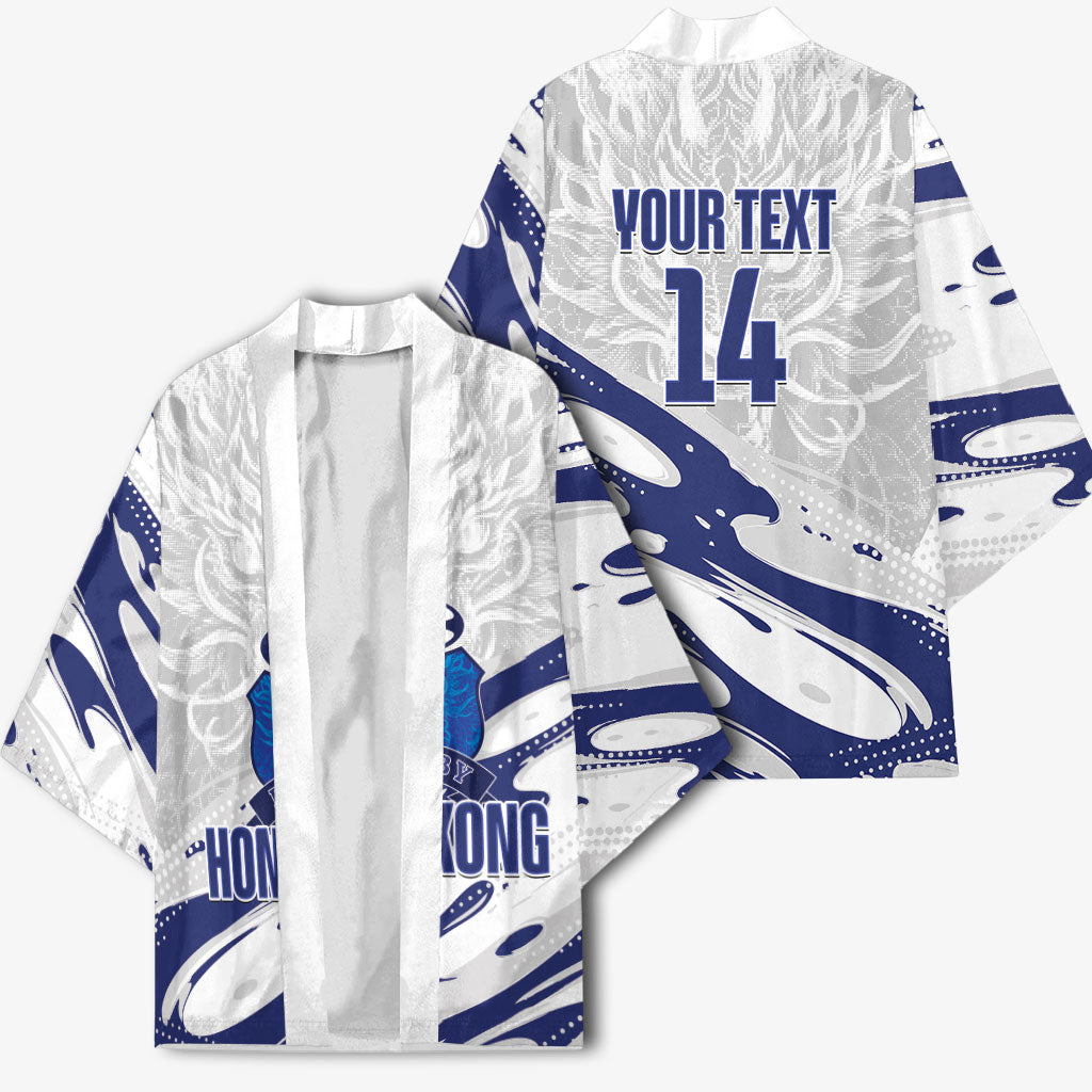 Custom Hong Kong Rugby 2026 Kimono Go Dragon White Version