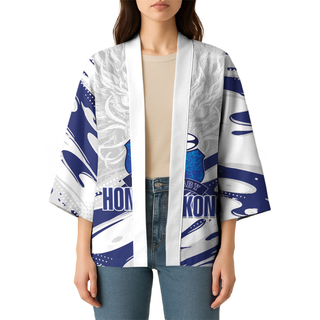 Custom Hong Kong Rugby 2026 Kimono Go Dragon White Version