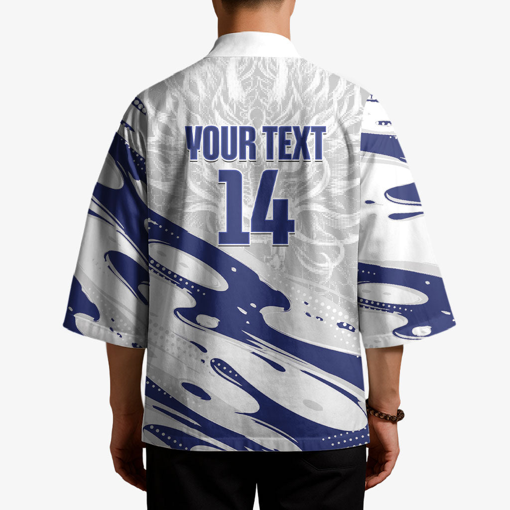 Custom Hong Kong Rugby 2026 Kimono Go Dragon White Version