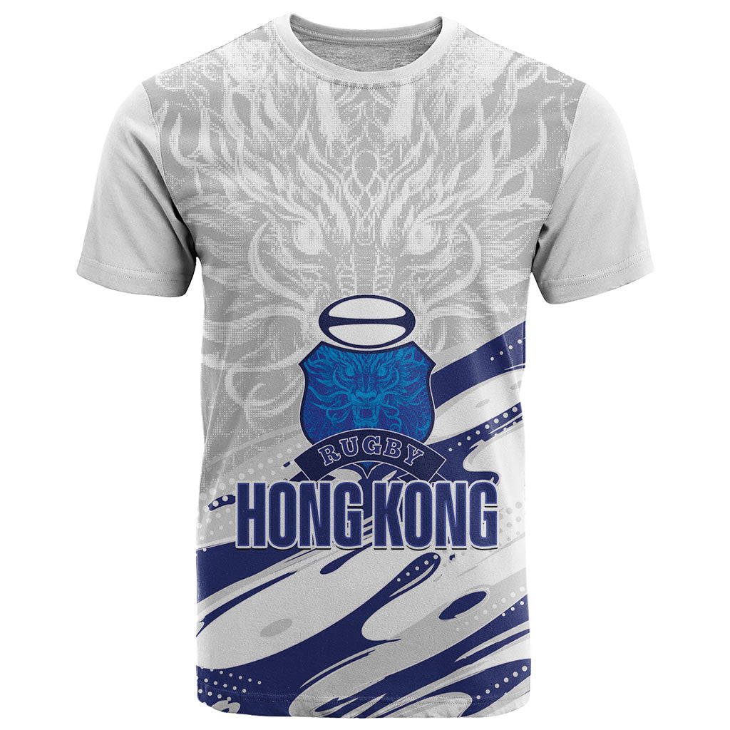 Custom Hong Kong Rugby 2026 T Shirt Go Dragon White Version