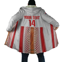 Custom Croatia Football 2026 Cloak Hrvatska Checkerboard Trophy Style
