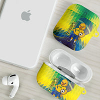 Brazil Football 2026 AirPods Case Canarinho Mascot Bate no Peito