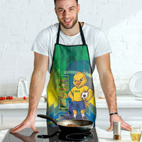 Brazil Football 2026 Apron Canarinho Mascot Bate no Peito