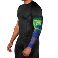 Custom Brazil Football 2026 Arm Sleeves Canarinho Mascot Bate no Peito