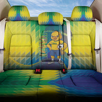 Brazil Football 2026 Back Car Seat Cover Canarinho Mascot Bate no Peito