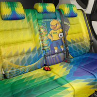 Brazil Football 2026 Back Car Seat Cover Canarinho Mascot Bate no Peito