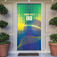 Custom Brazil Football 2026 Door Cover Canarinho Mascot Bate no Peito