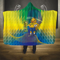 Brazil Football 2026 Hooded Blanket Canarinho Mascot Bate no Peito
