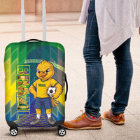 Brazil Football 2026 Luggage Cover Canarinho Mascot Bate no Peito