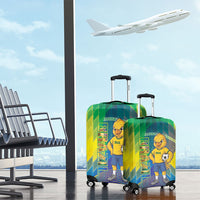 Brazil Football 2026 Luggage Cover Canarinho Mascot Bate no Peito