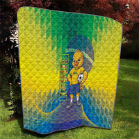 Brazil Football 2026 Quilt Canarinho Mascot Bate no Peito