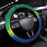 Brazil Football 2026 Steering Wheel Cover Canarinho Mascot Bate no Peito