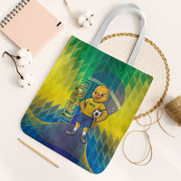 Brazil Football 2026 Tote Bag Canarinho Mascot Bate no Peito