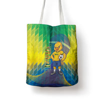 Brazil Football 2026 Tote Bag Canarinho Mascot Bate no Peito