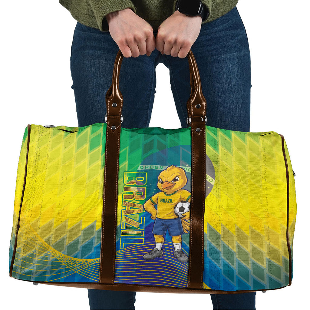 Brazil Football 2026 Travel Bag Canarinho Mascot Bate no Peito
