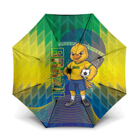 Brazil Football 2026 Umbrella Canarinho Mascot Bate no Peito