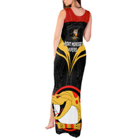 Papua New Guinea Rugby Tank Maxi Dress Port Moresby Vipers PNG Polynesian Pattern - Wonder Print Shop