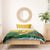 Custom South Africa Rugby Bedding Set Springboks Go Champions African Pattern - Wonder Print Shop