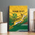 Custom South Africa Rugby Canvas Wall Art Springboks Go Champions African Pattern - Wonder Print Shop