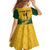 Custom South Africa Rugby Family Matching Off Shoulder Maxi Dress and Hawaiian Shirt Springboks Go Champions African Pattern - Wonder Print Shop