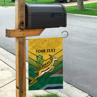 Custom South Africa Rugby Garden Flag Springboks Go Champions African Pattern - Wonder Print Shop