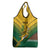 Custom South Africa Rugby Grocery Bag Springboks Go Champions African Pattern
