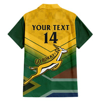 Custom South Africa Rugby Hawaiian Shirt Springboks Go Champions African Pattern - Wonder Print Shop
