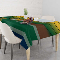 Custom South Africa Rugby Tablecloth Springboks Go Champions African Pattern - Wonder Print Shop