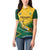 Custom South Africa Rugby Women Polo Shirt Springboks Go Champions African Pattern - Wonder Print Shop