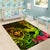 Hawaii Area Rug Kanaka Map With Polynesian Shark Tattoo Reggae Unique - Wonder Print Shop