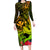 Hawaii Family Matching Long Sleeve Bodycon Dress and Hawaiian Shirt Kanaka Map With Polynesian Shark Tattoo Reggae Unique - Wonder Print Shop