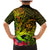 Hawaii Family Matching Mermaid Dress and Hawaiian Shirt Kanaka Map With Polynesian Shark Tattoo Reggae Unique - Wonder Print Shop