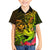 Hawaii Family Matching Short Sleeve Bodycon Dress and Hawaiian Shirt Kanaka Map With Polynesian Shark Tattoo Reggae Unique - Wonder Print Shop