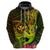 Hawaii Hoodie Kanaka Map With Polynesian Shark Tattoo Reggae Unique - Wonder Print Shop