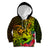 Hawaii Kid Hoodie Kanaka Map With Polynesian Shark Tattoo Reggae Unique - Wonder Print Shop