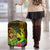 Hawaii Luggage Cover Kanaka Map With Polynesian Shark Tattoo Reggae Unique - Wonder Print Shop