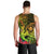 Hawaii Men Tank Top Kanaka Map With Polynesian Shark Tattoo Reggae Unique - Wonder Print Shop