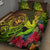 Hawaii Quilt Bed Set Kanaka Map With Polynesian Shark Tattoo Reggae Unique - Wonder Print Shop