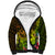 Hawaii Sherpa Hoodie Kanaka Map With Polynesian Shark Tattoo Reggae Unique - Wonder Print Shop
